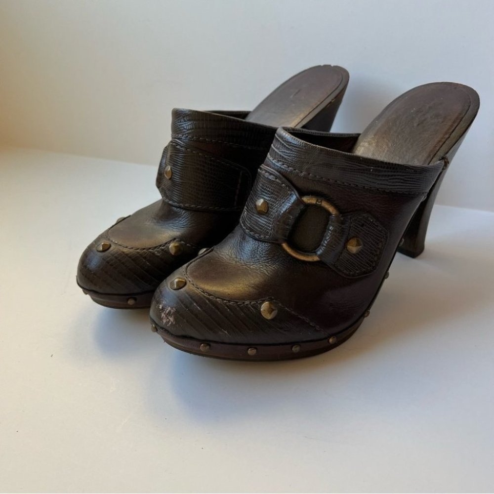 Michael Kors Brown Clogs Size 8.5